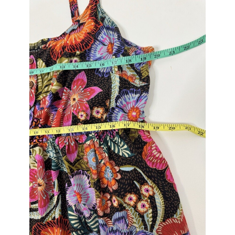 Torrid Maxi Challis Tiered Dress Floral Sz 2 Sleeveless Boho Summer Festival - Picture 11 of 14